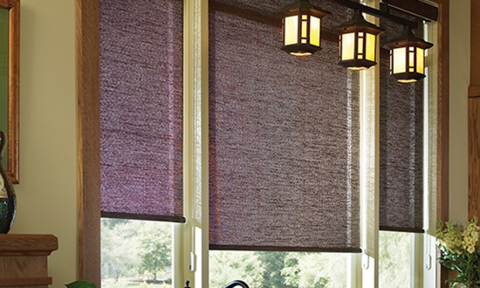 Textured Custom Indoor Solar Shades North Solar Screen