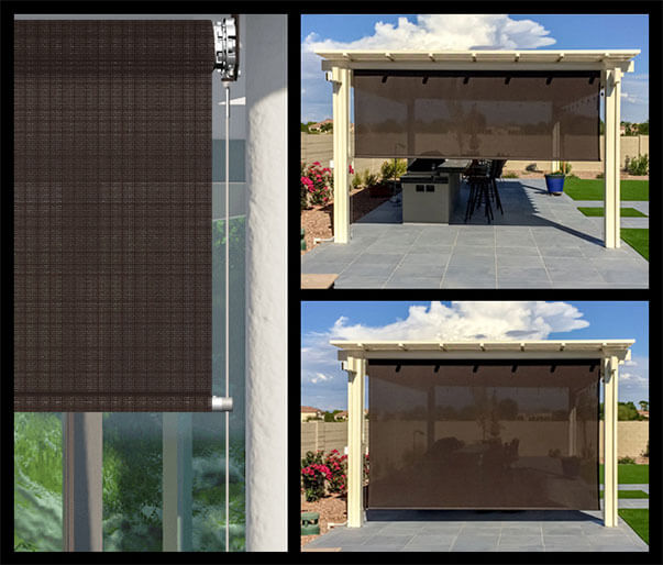 Grande Clear Vinyl Heavy-Duty Outdoor Shades | North Solar Screen