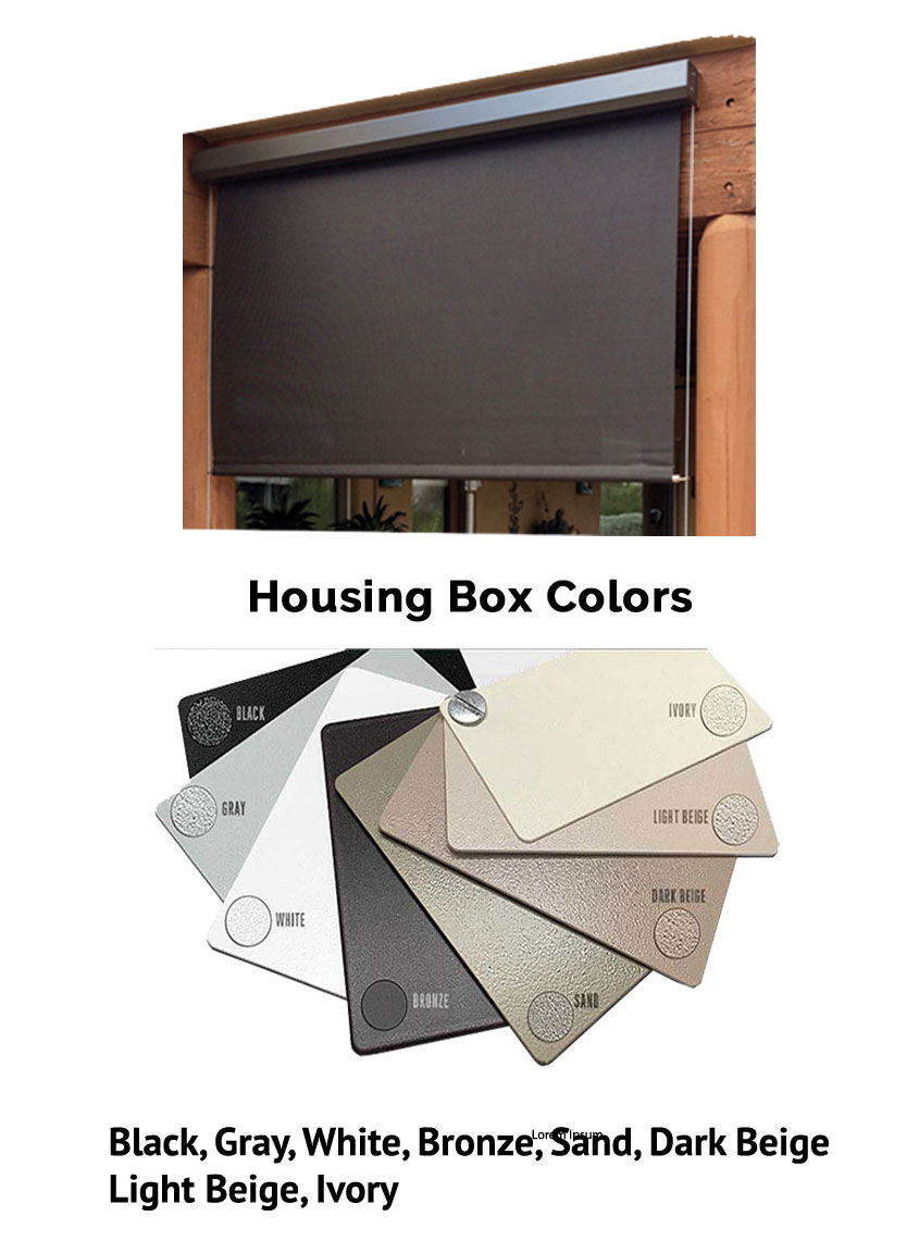 Grande Clear Vinyl Heavy-Duty Outdoor Shades | North Solar Screen