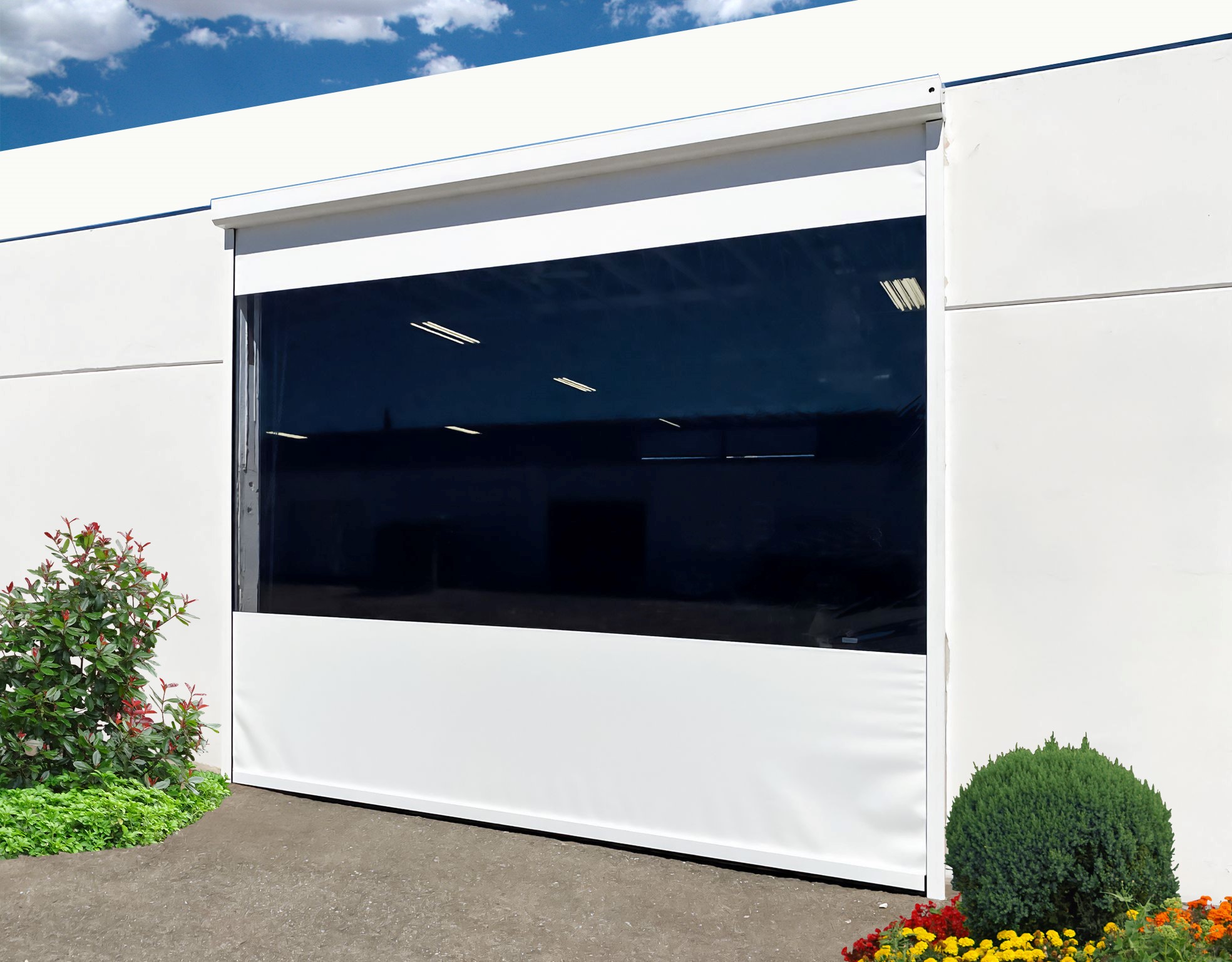 CITADEL Brawny Clear Vinyl Outdoor Shades North Solar Screen