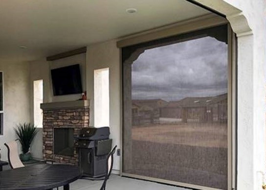outdoor-space-with-roller-shades