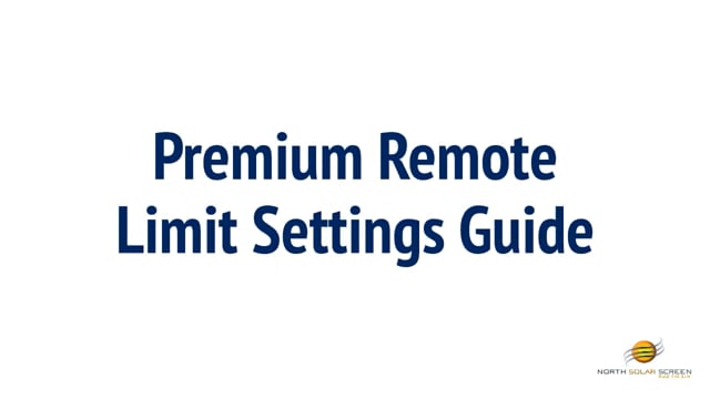 CITADEL Premium Remote Limit Settings