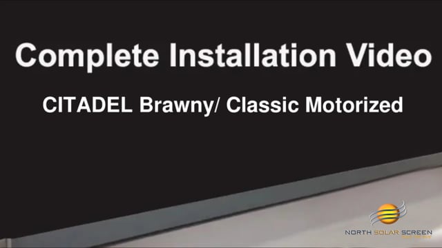 Complete Installation Video CITADEL Motor