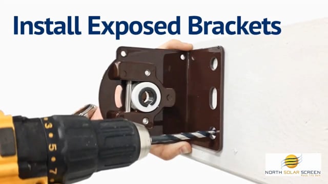 Install Exposed Brackets